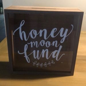 Honeymoon fund box for wedding